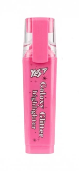 Текстовиділювач YES Galaxy Glitter Рожевий (390791)
