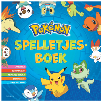 Дитяча книжка Deltas Chantecler Pokémon Книга з іграми (9789044765939)