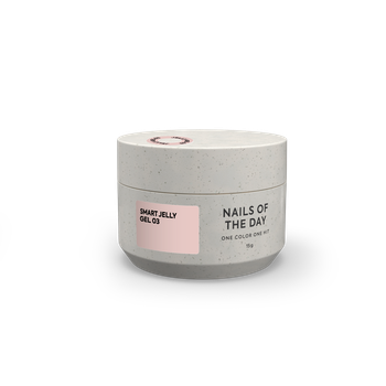 Гель желе будівельний Nails Of The Day Smart Jelly gel 03, персиково-бежевий, 15 г