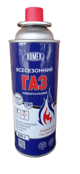 Газ у балончику Domex 400 мл