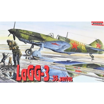 Советский истребитель LaGG-3 35 series Сборная пластикова модель в маштабе 1:72 Roden