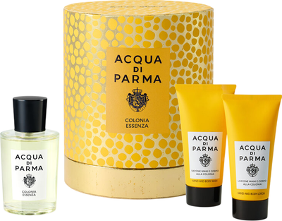 Zestaw unisex Acqua Di Parma Colonia Essenza Woda kolońska 100 ml + Żel pod prysznic 75 ml + Balsam do ciała 75 ml (8028713829482)