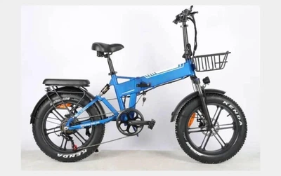 Электровелосипед Фетбайк TRIGO 20 дюймов (1200W, 48V,24Ah) Синий