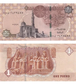 Банкнота 1 фунт Єгипет 2021 рік UNC