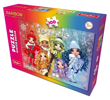 Игра-головоломка. Набор пазлов Rainbow High Winter Break LP100-002 shop (4823104382782)