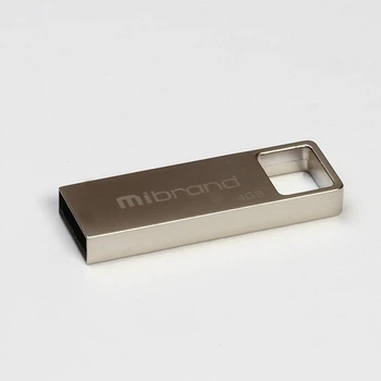 Флеш-накопичувач Mibrand Shark USB2.0 4GB Silver (MI2.0/SH4U4S)
