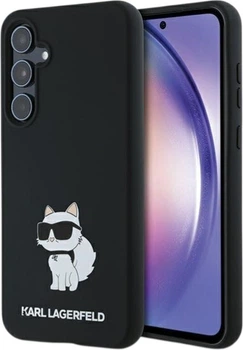 Панель Karl Lagerfeld Silicone Choupette для Samsung Galaxy A35 Black (KLHCSA35SMHCNPK)
