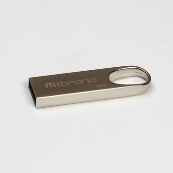 Флеш-накопичувач Mibrand USB 2.0 Irbis 8Gb Silver (MI2.0/IR8U3S)