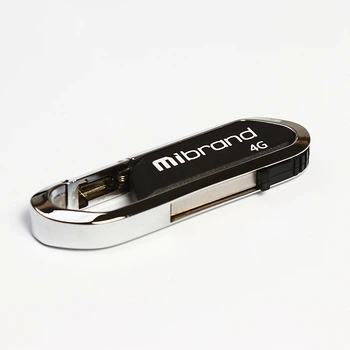 Флеш-накопичувач Mibrand USB 2.0 Aligator 4Gb Grey (MI2.0/AL4U7G)