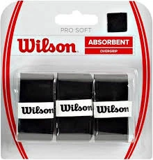 Wilson Pro Soft Absorbent Overgrip для намотування ручки тенісних ракеток Black