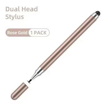 Універсальний Стилус 2в1 Stylus Touch Pen для смартфона, телефону, планшета, сенсорного екрану Золотий