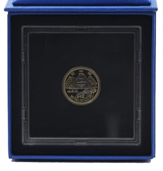 Монета Япония 500 йен 2010 Биметалл Proof Префектуры - Гифу в сувенирной упаковке