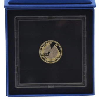 Монета Япония 500 йен 2011 Биметалл Proof Префектуры - Акита в сувенирной упаковке