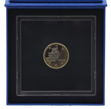 Монета Япония 500 йен 2011 Биметалл Proof Префектуры - Кумамото в сувенирной упаковке