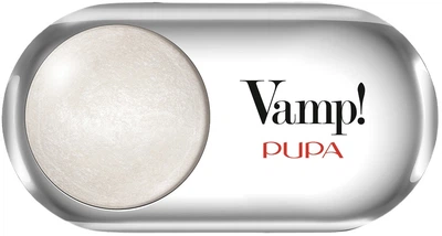 Cień do powiek Pupa Vamp! Wet and Dry perłowe 401 White Snow 1 g (8011607368822)