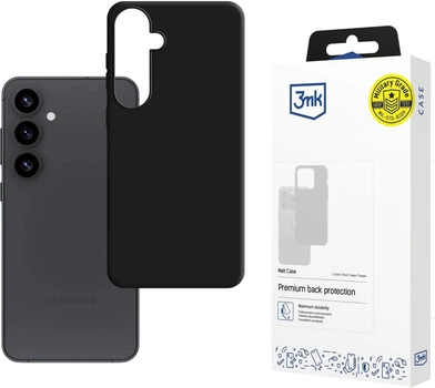 Панель 3MK Matt Case для Samsung Galaxy S25 Black (5903108611725)