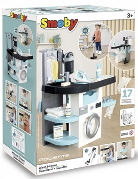 Ігровий набір Smoby Пральня Rowenta 17 елементів (3032163303206)