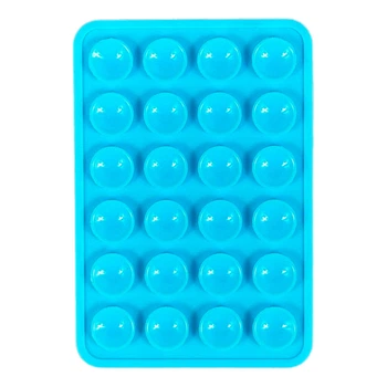 Держатель-присоска Sticker Side Silicone, Голубой - 669844