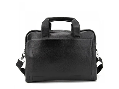 Сумка-портфель натуральная кожа RoyalBag черный M56-1111A