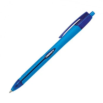 Ручка кулькова автомат. Unimax Aerogrip 0,7 мм Синя (UX-136-02)