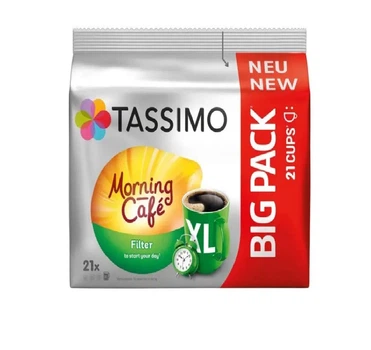 Кава в капсулах Tassimo Morning Cafe Filter XL 21 порція (BIG PACK 21) Тассімо