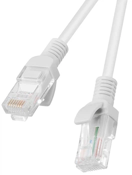 Комплект патч-кордів Lanberg Cat6 UTP 3 m Grey 10 szt (PCU6-20CC-0300-S)