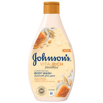 Гель для душу Johnson's Vita Rich з йогуртом вівсом та медом для живлення та зволоження шкіри 250 мл