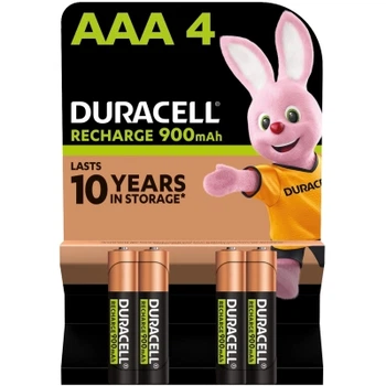 Акумулятори Duracell AAA 900mAh NiMH 4шт