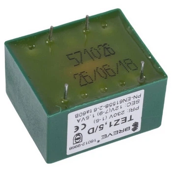 Трансформатор залитый 1,5VA, 2х12 V, TEZ1.5/D230/12-12V BREVE TUFVASSONS - 447036
