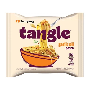 Локшина Samyang Tangle Garlic Oil з часниковою олією 100 грам