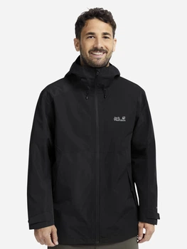 Спортивна вітрівка чоловіча Jack Wolfskin Wildbound 2L A65803-6350 S Темно-сіра (4064886649315)