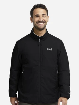 Куртка демісезонна двостороння чоловіча Jack Wolfskin Trail Light Ins 2In1 A65867-6000 M Чорна (4064886660143)