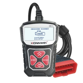Автосканер Konnwei KW310 для диагностики легковых автомобилей (EOBD, OBD2)