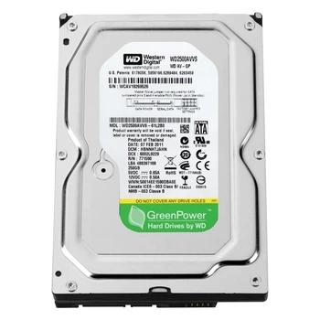HDD SATA 250GB WD AV-GP 5400rpm 8MB (WD2500AVVS) гар. 12 мес.