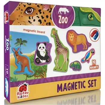 Набор магнитов с доской Zoo для детей игровой набор для развития творчества и обучения (4835236)