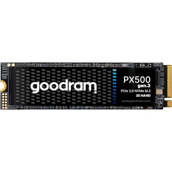 Твердотільний накопичувач SSD 512Gb, Goodram PX500 (Gen.3), PCI-E 3.0 x4, M.2 2280, 3D TLC, 3200/2400 МБ/с (SSDPR-PX500-512-80-G3)