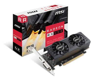 Видеокарта AMD Radeon RX 550 4GB GDDR5 Low Profile OC MSI (Radeon RX 550 4GT LP OC)
