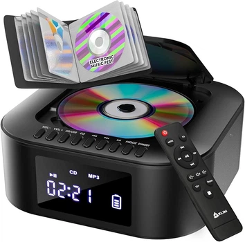 Портативная аудиосистема KLIM Boombox E1 с CD, Bluetooth, FM, USB, AUX