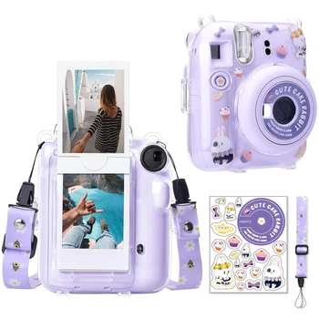 Чехол Fujifilm Instax Mini 12 Case прозрачный, Заяц