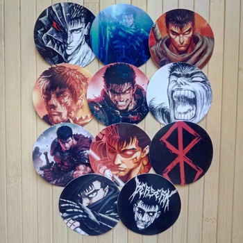 Набор стикеров Берсерк Berserk 5,6 см 10 шт 15941