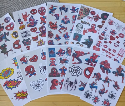 Стикерпак Человек-паук Spider man А6 набор 10 шт код 25427