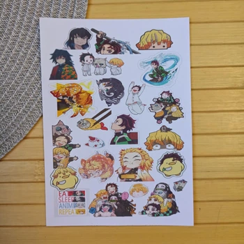Стикерпак Клинок рассекающий демонов Kimetsu no Yaiba Клинок який знищує демонів А5 код 25862