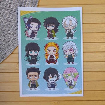 Стикерпак Клинок рассекающий демонов Kimetsu no Yaiba Клинок який знищує демонів А4 код 25847