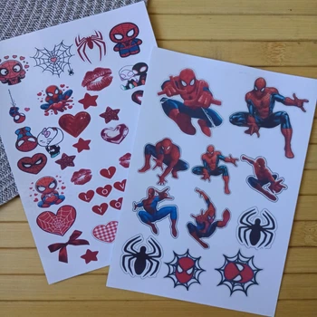 Стикерпак Человек-паук Spider man А4 набор 2 шт код 25419