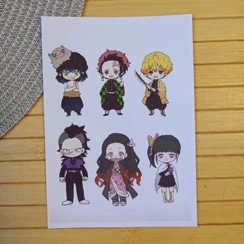 Стикерпак Клинок рассекающий демонов Kimetsu no Yaiba Клинок який знищує демонів А5 код 25857