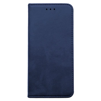 Чехол-книга TPU магнитный противоударный для Xiaomi Redmi Note 10 Pro с защитой камеры синий