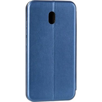 Чехол-книга TPU противоударный для Xiaomi Redmi 8A с магнитным замком синий
