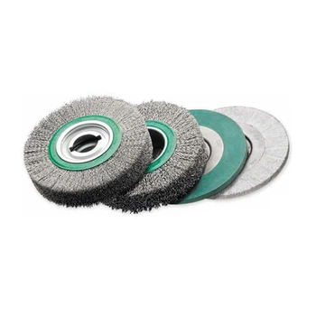 Щетка цилиндрическая Lessmann 250х100х60-50,8 Стальная гофрированная проволока 0,20 мм 3600 об / мин 377044