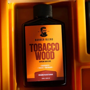 Освіжальний лосьйон після гоління Tobacco Wood BARBER BLEND 120 мл