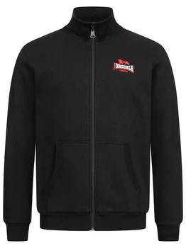 Кофта флісова чоловіча Lonsdale CROPSTON 117849-1519 XXL Black/White/Red (4255581587723)